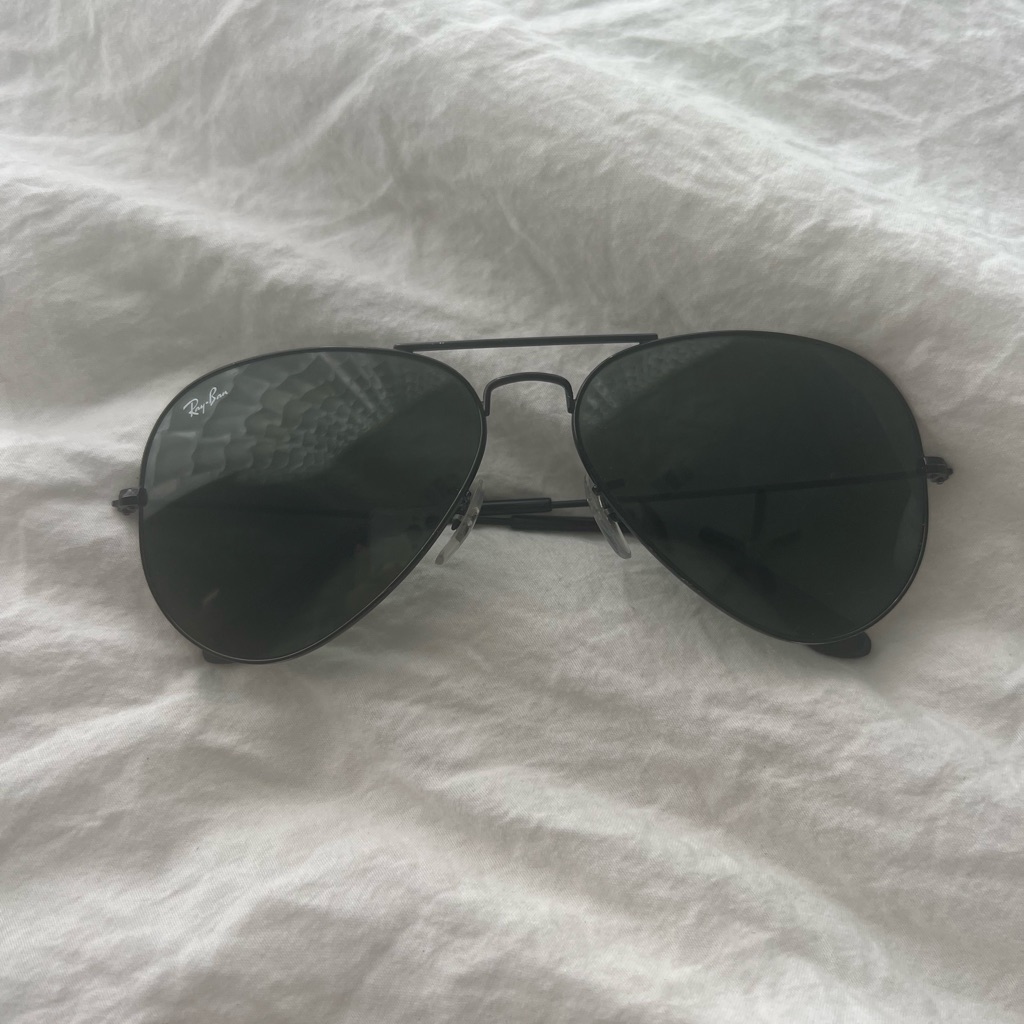 Ray Ban Black Aviator Sunglasses